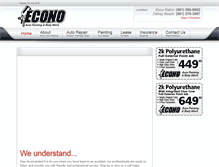 Tablet Screenshot of econo-autopainting.com